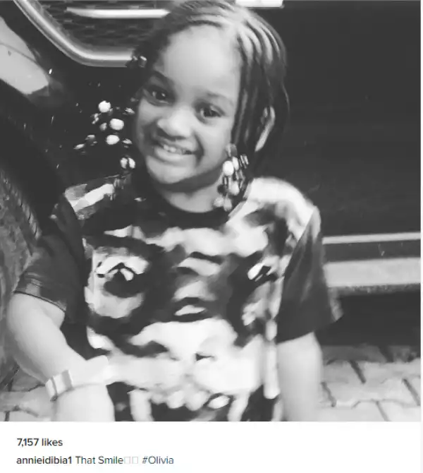 Annie Idibia shares adorable photos of her daughter Olivia